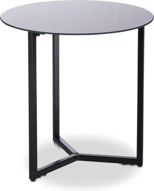 Bijzettafel, Huis en Inrichting, Tafels | Bijzettafels, Zo goed als nieuw, Rond, 45 tot 60 cm, Minder dan 55 cm, Overige materialen