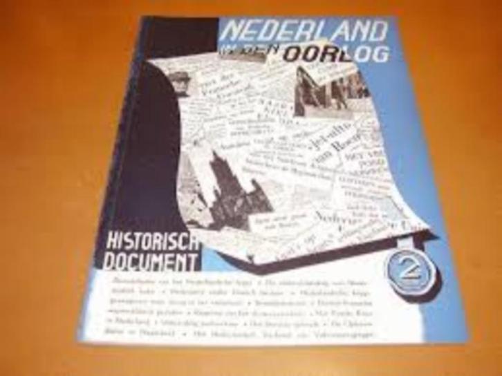 F Vervooren Nederland in den oorlog! Historisch document dl2, Boeken, Oorlog en Militair, Zo goed als nieuw, Tweede Wereldoorlog