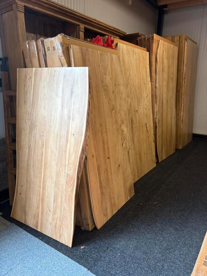 Suar eettafels - direct leverbaar! Alle maten tafel boomstam, Huis en Inrichting, Tafels | Eettafels, Nieuw, 50 tot 100 cm, Rechthoekig