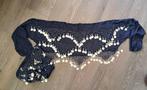 Buikdanssjaal muntjesgordel belt coinbelt buikdans belly, Ophalen, Zo goed als nieuw, Kleding