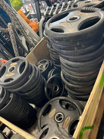 675 kg lifemaxx rubberen olympische  halter schijven beschikbaar voor biedingen