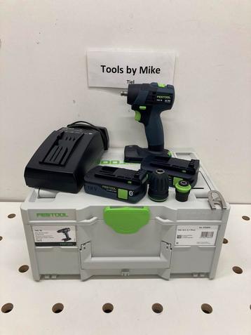 Festool txs18 schroef/boormachine set beschikbaar voor biedingen