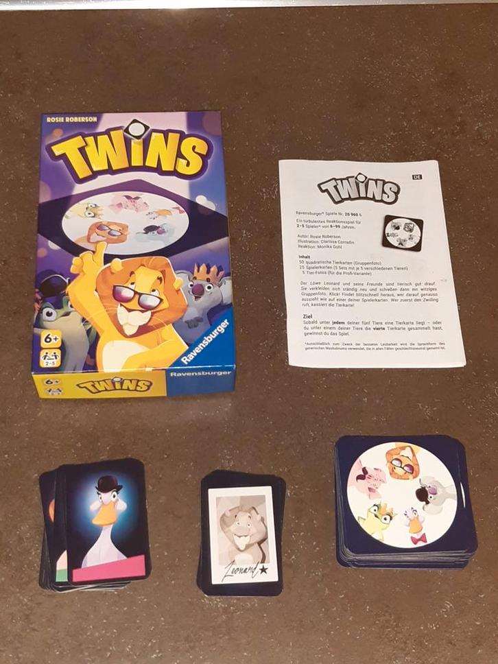 Twins nieuw 2023 Ravensburger, Hobby en Vrije tijd, Gezelschapsspellen | Kaartspellen, Nieuw, Ophalen of Verzenden