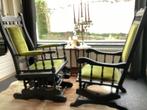 Antieke Engelse schommelstoelen - set van 2, Huis en Inrichting, Ophalen, Twee, Zwart, Zo goed als nieuw