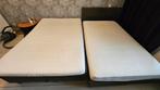 Gratis 2 dubbele bed met matrassen, Huis en Inrichting, Ophalen of Verzenden, Zo goed als nieuw, Eenpersoons