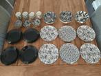 Servies borden en schaaltjes kopjes zwart wit print açtion, Ophalen of Verzenden, Zo goed als nieuw, Overige stijlen, Bord(en)