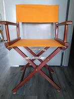 2 Retro  regisseursstoelen, Huis en Inrichting, Stoelen, Twee, Gebruikt, Retro, Hout