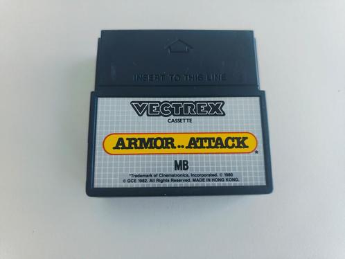 MB Vectrex Cassette Armor Attack, Spelcomputers en Games, Games | Overige, Zo goed als nieuw, Avontuur en Actie, 1 speler, Ophalen of Verzenden