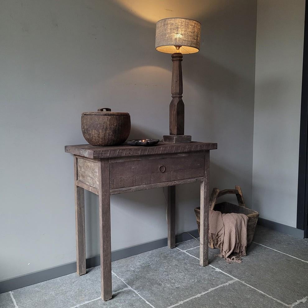 Driftwood sidetable landelijk sober stoer Jober Wonen, Ophalen of Verzenden, Nieuw, Minder dan 10 m², Parket