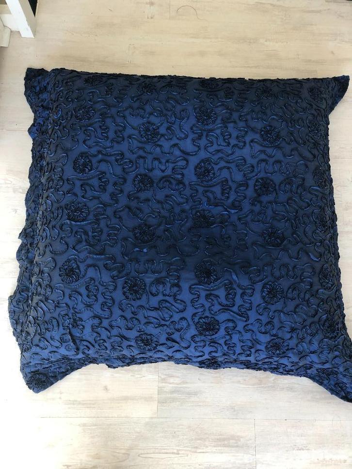 Zitzak, zitkussen, voor huiskamer, kind of huisdier, blauw, Huis en Inrichting, Zitzakken, Zo goed als nieuw, Zitzak, Blauw, Ophalen