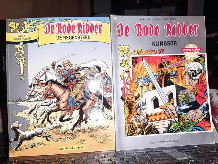 53x De Rode Ridder 80 euro weg is weg, Boeken, Stripboeken, Gelezen, Meerdere stripboeken, Ophalen of Verzenden