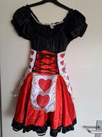 Carnavals jurkje hartenkoningin maat, Ophalen of Verzenden, Gedragen, Maat 38/40 (M)