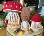 3 handgemaakte paddestoelen gnomes, kabouters, Huis en Inrichting, Woonaccessoires | Overige, Ophalen of Verzenden, Nieuw