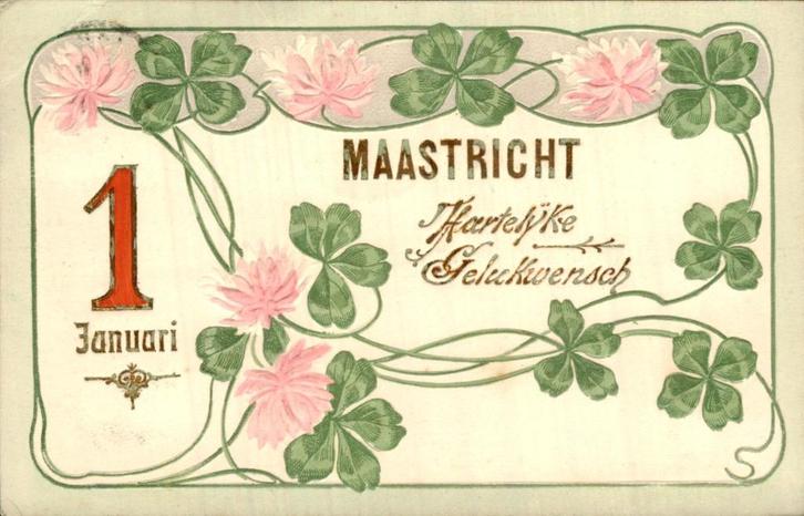 Groet uit Maastricht, Verzamelen, Ansichtkaarten | Nederland, Gelopen, Limburg, Voor 1920, Ophalen of Verzenden