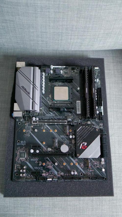 PC Upgrade Kit - ASRock X570 + Ryzen 5 3600 + 16GB DDR4 3600, Computers en Software, Moederborden, Gebruikt, AMD, DDR4, Ophalen of Verzenden