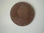 Munt "One Pence" Great Brittain 1896, Queen Victoria, Ophalen, Overige landen, Losse munt