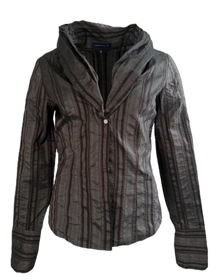 Josephine & Co blouse M, Kleding | Dames, Blouses en Tunieken, Zo goed als nieuw, Maat 38/40 (M), Grijs, Ophalen of Verzenden