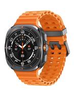 Samsung Galaxy Watch Ultra 4G Grijs/Oranje 47mm | Gebruikt, Ophalen of Verzenden, Zo goed als nieuw, Waterdicht, Grijs