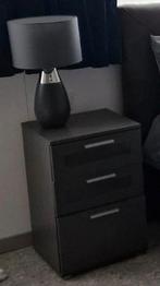 Nachtkastje Antraciet, Ophalen, Zo goed als nieuw, Minder dan 45 cm, Minder dan 55 cm