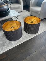 2 SFEERVOLLE LAMPEN KAPPEN, Huis en Inrichting, Ophalen of Verzenden, Zo goed als nieuw, Rond, 50 cm of meer