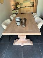 Mooie houten eettafel, Huis en Inrichting, Ophalen, 100 tot 150 cm, Eikenhout, Zo goed als nieuw