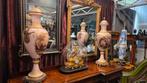Set grote Sevres Limoge vazen met brons, Antiek en Kunst, Ophalen
