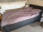 Boxspring 120x200 cm - incl. matras+hoofdbord (excl. topper), Huis en Inrichting, Slaapkamer | Bedden, Ophalen, Gebruikt, Eenpersoons
