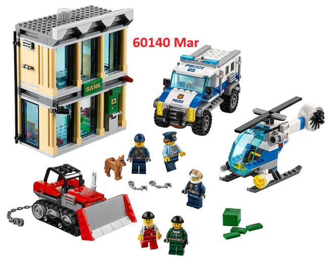 Lego City Bulldozer inbraak 60140, Kinderen en Baby's, Speelgoed | Duplo en Lego, Zo goed als nieuw, Lego, Complete set, Ophalen of Verzenden