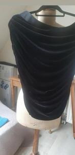 Fluwelen sexy rok, Maat 38/40 (M), H&M, Zwart, Ophalen of Verzenden