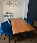Eettafel met 4 Stoelen | Eating Table, Ophalen, 50 tot 100 cm, Zo goed als nieuw, 150 tot 200 cm