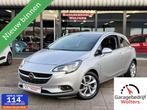 Opel Corsa 1.0 Turbo Cosmo STUUR+STOELVERWARM. LEDER LMV, Voorwielaandrijving, 1063 kg, Gebruikt, Zwart