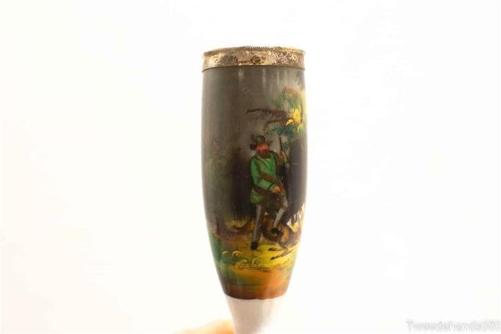 porseleinen pijpenkop 22247, Verzamelen, Beelden en Beeldjes, Gebruikt, Dier, Ophalen of Verzenden