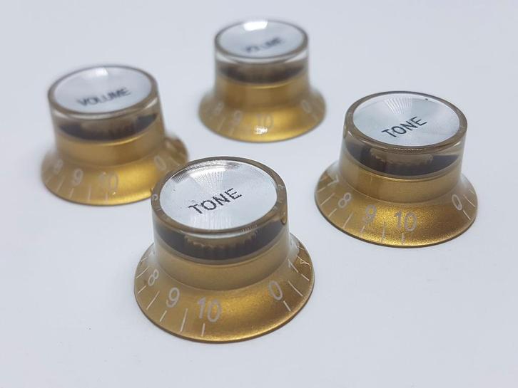 GRATIS VERZENDEN 4 x Gibson / Epiphone Knoppen Volume/Tone, Muziek en Instrumenten, Instrumenten | Onderdelen, Nieuw, Elektrische gitaar