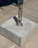 Parasolvoet 40x40 zwaar graniet, Ophalen, Zo goed als nieuw, Minder dan 1 meter, Parasolvoet