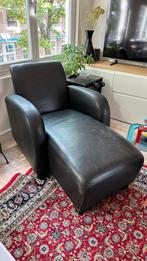 Jan des Bouvrie Chaise Longue Zwart Leer met certificaat, Huis en Inrichting, Banken | Sofa's en Chaises Longues, Ophalen, Gebruikt