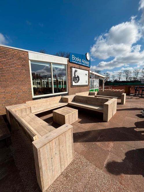 Steigerhouten lounge set op maat gemaakt, Tuin en Terras, Tuinsets en Loungesets, Zo goed als nieuw, Steigerhout, Ophalen
