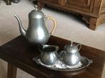 Koffieset met suikerpot, melkkan en dienblaadje, Ophalen, Gebruikt