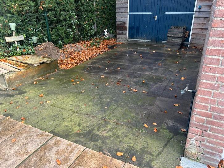 Rubber Tegels 50x50x7,5cm, Tuin en Terras, Tegels en Klinkers, Gebruikt, Terrastegels, Rubber, 10 m² of meer, Ophalen