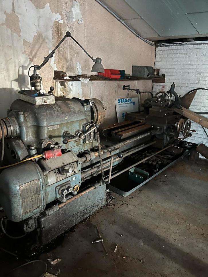 Metaaldraaibank - Gebruikt, Doe-het-zelf en Verbouw, Draaibanken, Gebruikt, Metaaldraaibank, 500 tot 1000 mm, Ophalen