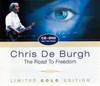 CHRIS DE BURGH CD + DVD THE ROAD TO FREEDOM limited gold edi, Verzenden, 1980 tot 2000, Zo goed als nieuw