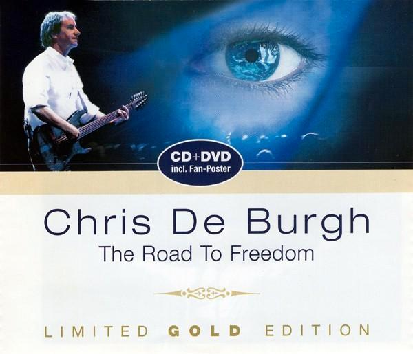 CHRIS DE BURGH CD + DVD THE ROAD TO FREEDOM limited gold edi, Cd's en Dvd's, Cd's | Pop, Zo goed als nieuw, 1980 tot 2000, Verzenden