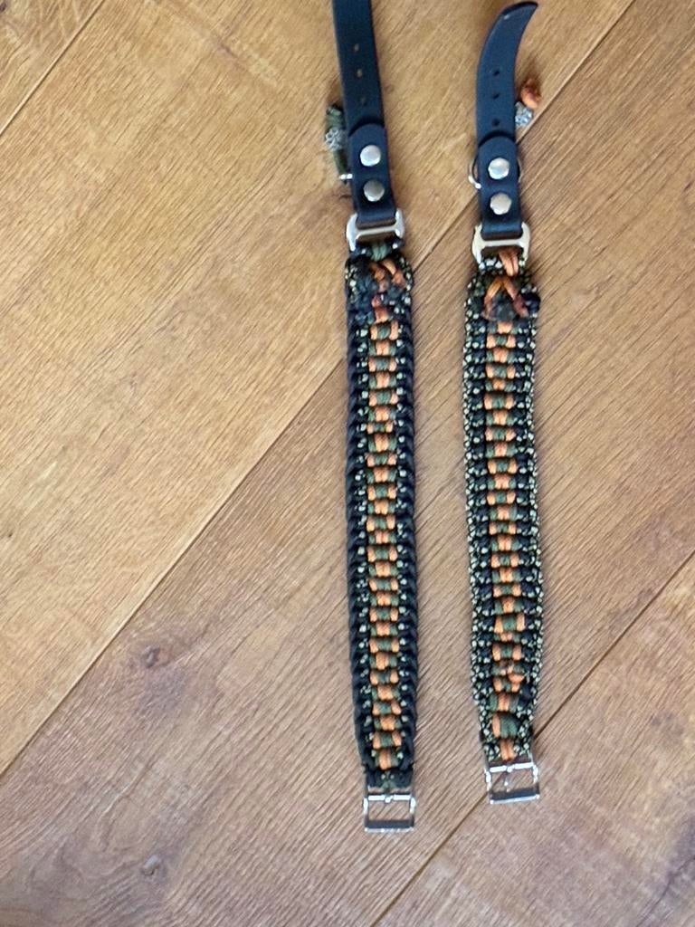 2 handgemaakte Hondenhalsbandjes, Ophalen of Verzenden, Handgemaakt, Nieuw