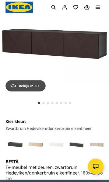 Ikea Besta TV Meubel - afbeelding 1