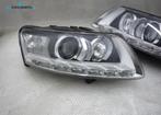 Audi A6 C6 facelift Bi Xenon koplamp koplampen links rechts, Ophalen, Gebruikt, -, -
