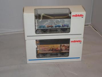 2 marklin INFO-TAGE wagons 2000 en 2002 nieuw in OVP (#708) beschikbaar voor biedingen