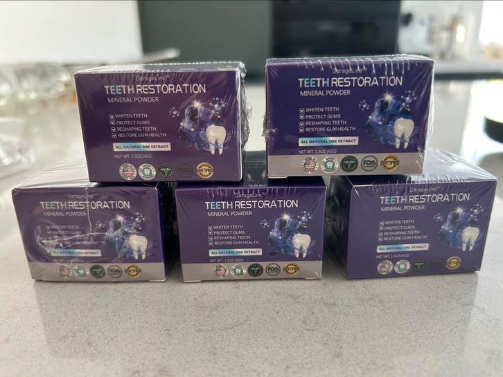 Teeth Restoration mineral voor witte en gezonde tanden, Sieraden, Tassen en Uiterlijk, Uiterlijk | Mondverzorging, Nieuw, Overige typen