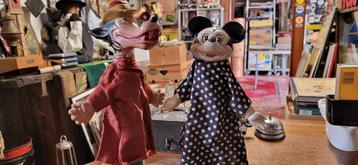 Super oude handpoppen origineel Walt Disney  beschikbaar voor biedingen