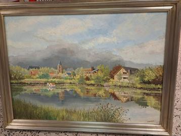 Een mooi schilderij van Nieuwerkerk van Lievense beschikbaar voor biedingen