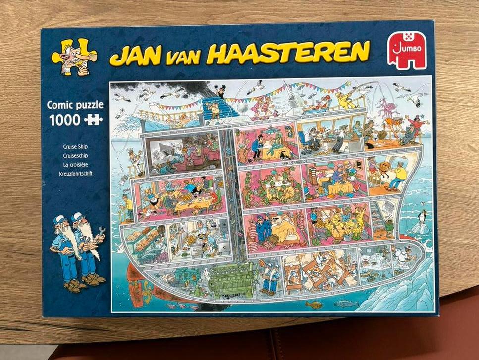 Haasteren cruiseschip, Ophalen of Verzenden, 500 t/m 1500 stukjes, Zo goed als nieuw
