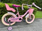 Meisjesfiets 16 inch, Fietsen en Brommers, Fietsen | Kinderfietsjes, Ophalen, Zijwieltjes, 16 tot 20 inch, Zo goed als nieuw